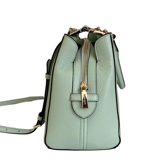 Kate Spade New York Leather Satchel Crossbody Mint Green Good Condition - Picture 5 of 11